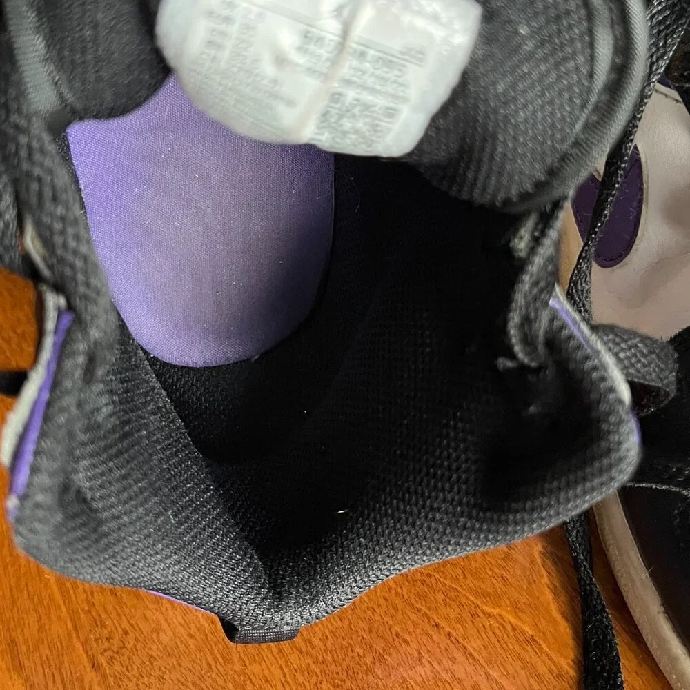 Nike Jordan 1 Mid purple and black 3Y